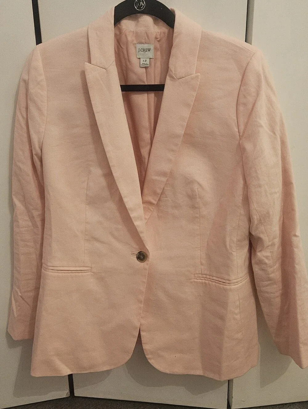 J. Crew Pink Lined Lined Blazer